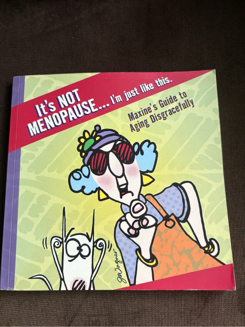 Menopause Gift Set - Maxine book, journal, pen, pedicure socks, mints. - Picture 2 of 7